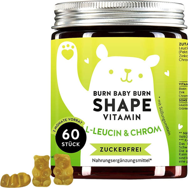 Bears With Benefits Burn Baby Burn Shape Vitamin Gummiebärchen (60 Stk.)
