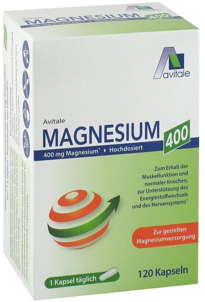 Avitale Magnesium 400mg Kapseln (120 Stk.)