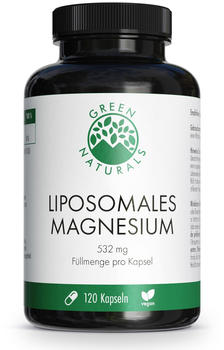 Heilpflanzenwohl Green Naturals Magnesium Citrat liposomal Kapseln (120 Stk.)