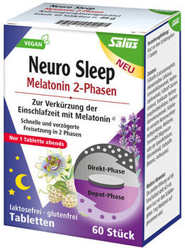 Salus Pharma Neuro Sleep Melatonin 2-Phasen Tabletten (60 Stk.)