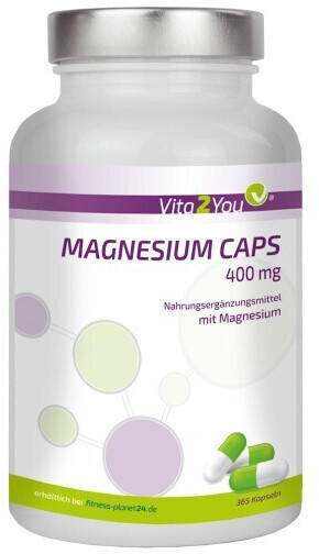 Vita2You Magnesium Caps 400mg Kapseln (365 Stk.)
