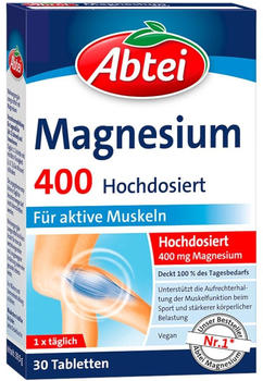 Abtei Magnesium 400 Hochdosiert Tabletten (30 Stk.)