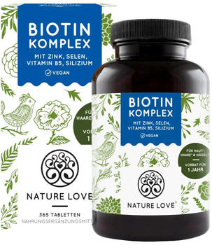 Nature Love Biotin Komplex Tabletten (365 Stk.)