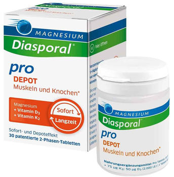 Protina Magnesium-Diasporal pro Depot Muskeln und Knochen Tabletten (30 Stk.)