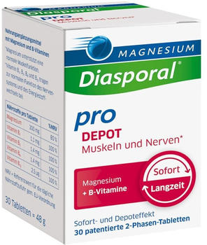 Protina Magnesium-Diasporal pro Depot Depot Muskeln und Nerven Tabletten (30 Stk.)