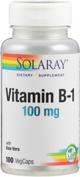 Solaray Vitamin B1 100mg Kapseln (100 Stk.)