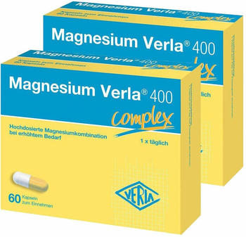 Verla-Pharm Magnesium Verla 400 Complex Kapseln (2 x 60 Stk.)
