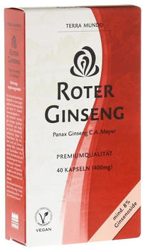Terra Mundo Roter Ginseng 400mg Kapseln (40 Stk.)
