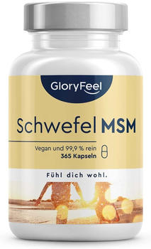 GloryFeel MSM Methylsulfonylmethan Kapseln (365 Stk.)