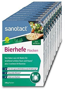 sanotact Bierhefe Flocken (10x100g)