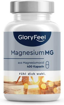 GloryFeel Magnesium MG aus Magnesiumoxid Kapseln (400 Stk.)