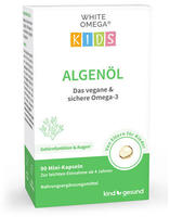 Omega 3 Kapseln Kinder, vegan aus Algen&ouml;l &ndash; White Omega Kids 90 St