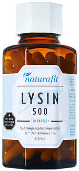 Naturafit Lysin 500 Kapseln (120 Stk.)