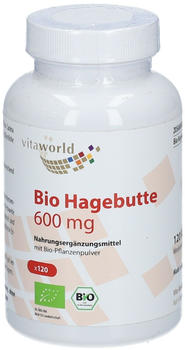 Vita World GmbH Hagebutte 600mg Bio Kapseln (120 Stk.)