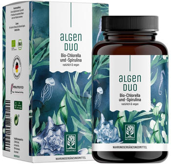 Naturtreu Algen Duo Bio-Chlorella und Bio-Spirulina Tabletten (360 Stk.)