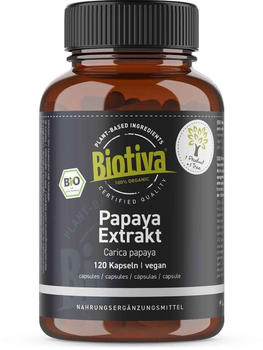 Biotiva Papaya Extrakt Kapseln (120 Stk.)