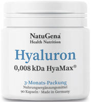 NatuGena Hyaluron | 90 Kapseln | pflanzliche HyaMax-Hyalurons&auml;ure | vegan,