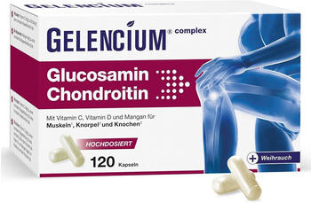 Heilpflanzenwohl Gelencium Glucosamin Chondroitin hochdosiert Kapseln (120 Stk.)