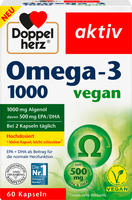 Doppelherz Omega-3 1000 vegan Kapseln 42.9 g, Grundpreis: &euro; 158,28 / kg