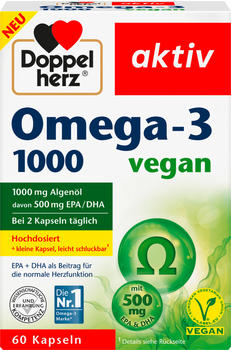 Doppelherz aktiv Omega-3 1000 vegan Kapseln (60 Stk.)