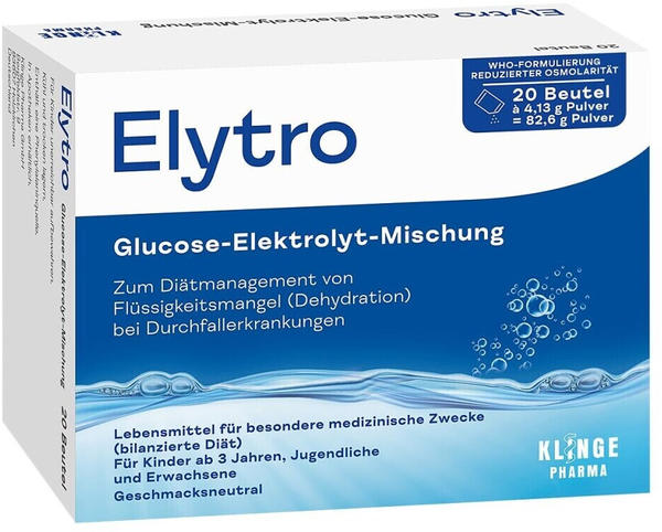 Klinge Pharma Elytro Glucose-Elektrolyt-Mischung Pulver (20 Stk.)