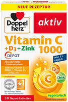 PZN-DE 17580390, Doppelherz aktiv Doppelherz Vitamin C 1000+D3+Zink Depot Tabletten