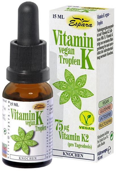 Espara Vitamin K Tropfen vegan (15ml)