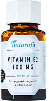Naturafit Vitamin B2 100mg Kapseln (90 Stk.)