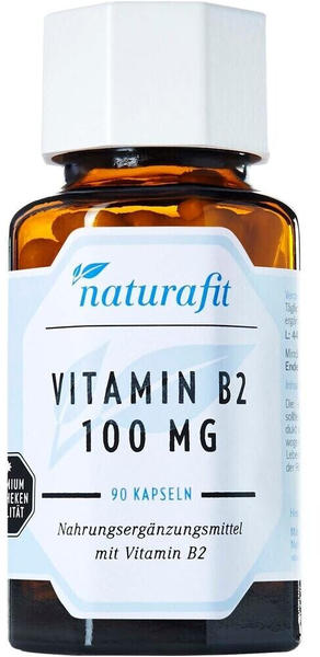 Naturafit Vitamin B2 100mg Kapseln (90 Stk.)