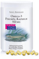 Sanct Bernhard Omega-3 Fisch&ouml;l-Kapseln 500 mg XXL Sparpackung 1000 St