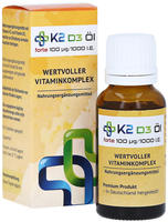 K2 D3 &Ouml;l forte 100 &micro;g/1000 I.E. 20 ml