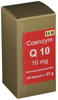 FBK-Pharma Coenzym Q10 10mg Kapseln (120 Stk.)
