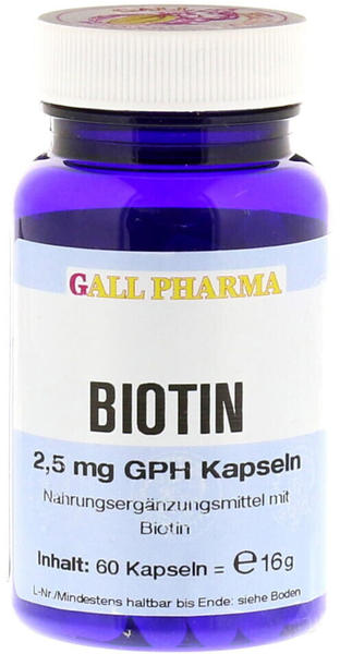 Hecht Pharma Biotin 2,5mg GPH Kapseln (60 Stk.)