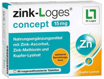 Dr. Loges zink-Loges concept 15mg Tabletten (90 Stk.)
