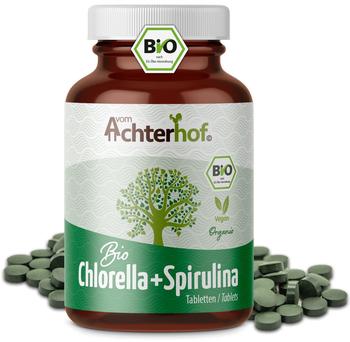 vom-Achterhof Bio Chlorella & Spirulina Tabletten (400 Stk.)