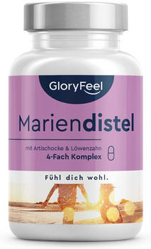 GloryFeel Mariendistel 4-fach Komplex Kapseln (120 Stk.)