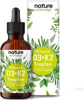 gloryfeel&reg; Vitamin D3 + K2 Tropfen - 1.000 I.E. 50 ml