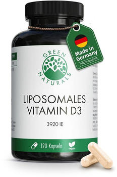 Heilpflanzenwohl Green Naturals Liposomales Vitamin D3 Kapseln (120 Stk.)