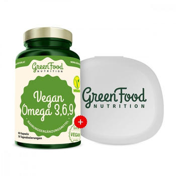 GreenFood Nutrition Vegan Omega 3,6,9 Kapseln (60 Stk.)