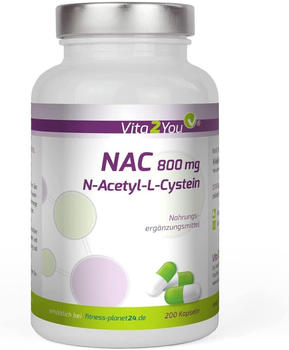Vita2You NAC 800mg Kapseln (200 Stk.)
