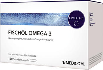 Medicom Fischöl Omega 3 Weichkapseln (120 Stk.)