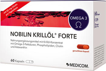 Medicom Nobilin Krill&ouml;l Forte Kapseln (60 Stk.)