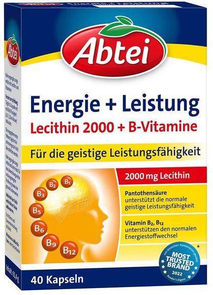 Abtei Energie + Leistung Kapseln (40 Stk.)