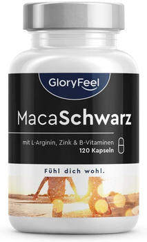 GloryFeel Maca Schwarz Kapseln (120 Stk.)