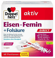 PZN-DE 18390639, Doppelherz aktiv Doppelherz Eisen-Femin Direct Pellets 60 St,