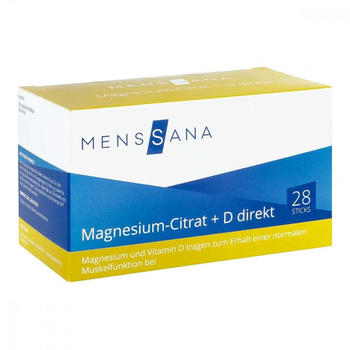 MensSana Magnesiumcitrat + D direkt Pulver (28 Stk.)