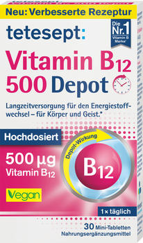Tetesept Vitamin B12 Depot 500µg Tabletten (30 Stk.)