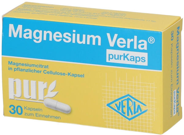 Verla-Pharm Magnesium verla purKaps vegane Kapseln (30 Stk.)