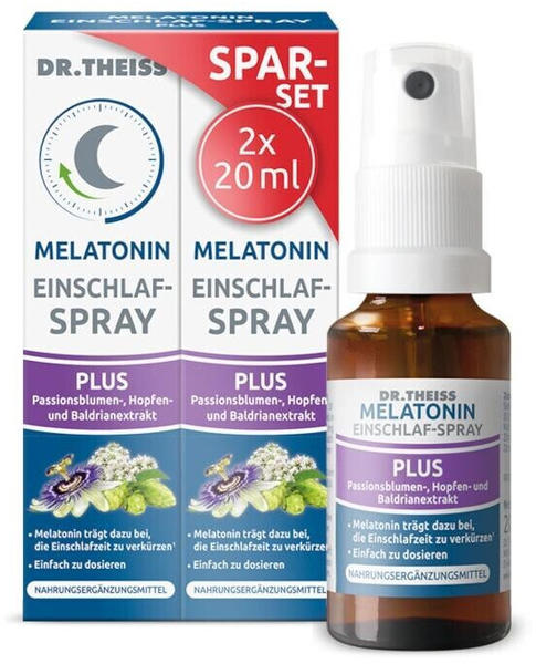 Dr. Theiss Melatonin Einschlaf-Spray Plus (2 x 20ml)