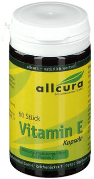 Allcura Vitamin E Kapseln 200 I.e. (60 Stk.)